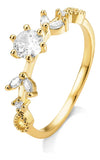 Anel Ouro 18 K Redonda Luxo