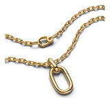 Colar/Corrente E Pingente Elo Unico Ouro 18 K