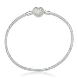 PULSEIRA PANDORA CORAÇÃO CRAVEJADO