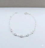 PULSEIRA CINCO ZIRCONIAS OVAIS